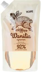 YOPE Săpun lichid Vanilie - Yope Vanilla & Cinnamon Natural Liquid Soap Refill Pack 500 ml