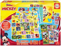 Educa Jocuri de societate Mickey and his Friends Disney 8in1 Special set Educa de la 4 ani în engleză, franceză, spaniolă și portugheză (EDU19100)