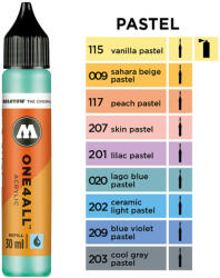 MOLOTOW Vopsea acrilica pentru marker pictura MOLOTOW One4All Refill Pastel, 30 ml