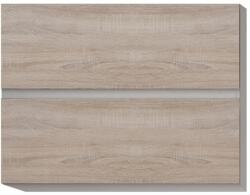 TEMPO KONDELA Felsőszekrény két ajtóval, tölgy sonoma, LINE G80 U