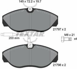 TEXTAR set placute frana, frana disc TEXTAR 2179701 (2179701)