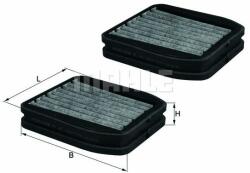 MAHLE Filtru, aer habitaclu MAHLE LKK 165/S (LKK 165/S)