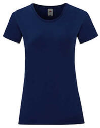 Fruit of the Loom Csomag akciós póló (minimum 5 db) Női rövid ujjú póló Fruit of the Loom Ladies' Iconic 150 T -L, Sötétkék (navy)
