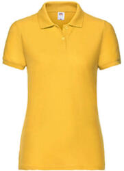 Fruit of the Loom Női Galléros póló Rövid ujjú Fruit of the Loom 65/35 Polo Lady-Fit - L, Napraforgó sárga