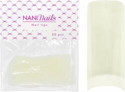 NANI Tipsuri NANI nr. 0, suprafața de lipire scurtă, 50 buc. - Natural