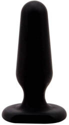Chisa-novelties Dop Anal Din Silicon, Negru, 7.5 Cm