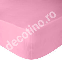 Decotex Style Cearceaf de pat ranforce, 100% bumbac, roz