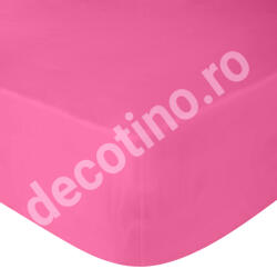 Decotex Style Cearceaf de pat ranforce, 100% bumbac, roz inchis