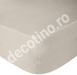 Decotex Style Cearceaf de pat ranforce, 100% bumbac, grej