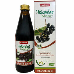 Medicura Bodza 100% bio gyümölcslé 0,33 l