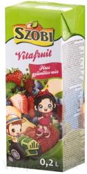 Szobi Vitafruit piros gyümölcsös ital 12% 1 l