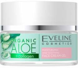 Eveline Cosmetics Organic Aloe+Collagen активен интензивен хидратиращ гел-крем с успокояващ ефект 50ml
