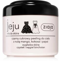 Ziaja Jeju Young Skin захарен скраб за тяло черен 200ml