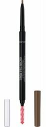 Rimmel Brow Pro Micro автоматичен молив за вежди цвят 002 Soft Brown 0.09 гр