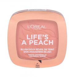 L'Oréal Paradise Blush fard de obraz 9 ml pentru femei 01 Life Is Peach