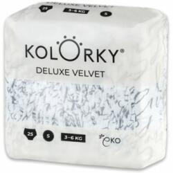 Kolorky Deluxe Velvet Love Live Laugh еднократни ЕКО пелени размер S 3-6 Kg 25 бр