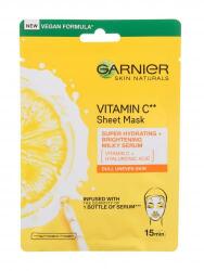 Garnier Skin Naturals Vitamin C Sheet Mask mască de față 1 buc pentru femei Masca de fata