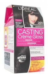 L'Oréal Casting Creme Gloss vopsea de păr 48 ml pentru femei 200 Ebony Black
