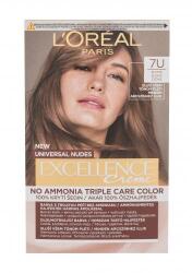 L'Oréal Excellence Creme Triple Protection No Ammonia vopsea de păr 48 ml pentru femei 7U Blond