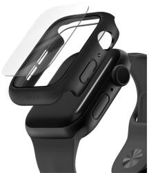 Uniq Nautic Apple Watch 44mm műanyag tok üvegfóliával, fekete (UNIQ-44MM-NAUBLK) - speedshop