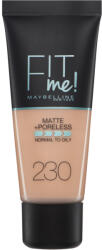 Maybelline Fit Me! mattító make-up normál és zsíros bőrre 30 ml 230 Natural Buff