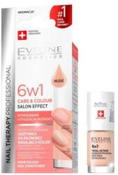 Eveline Cosmetics Balsam pentru unghii 6 în 1 - Eveline Cosmetics Nail Therapy Professional 6 in 1 Care & Color Shimmer Pink