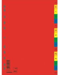 DONAU Index plastic color, alfabetic A-Z, extra wide, A4+, 120 microni, DONAU (DN-7726095PL-99) - ihtis