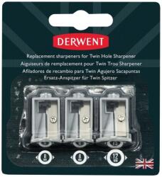 Derwent Set 3 rezerve pentru ascutitoarea electrica (2302332), gri Derwent Professional 2302353 (2302353)