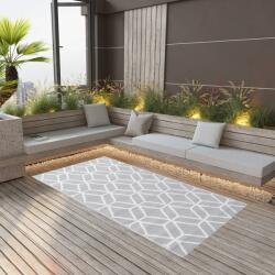 vidaXL Covor de exterior, 190x290 cm, gri, PP (310423) Patura