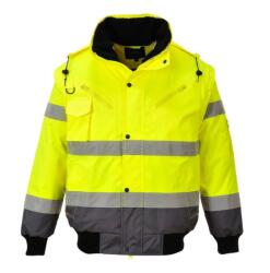 Portwest Jól láthatósági bomber dzseki (C465YGYM)