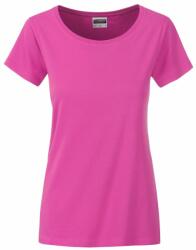 James & Nicholson (Daiber) Klasszikus női biopamut póló 8007 - Rózsaszín | 2XL (1-8007-1772794)