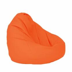 Pufrelax Пуф круша 320л. , Nirvana Grande - Orange, PU кожа, Пълнеж от Полистиролни перли