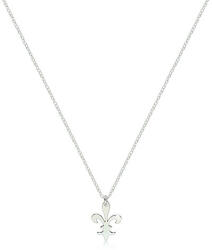 Ekszer Eshop Fényes 925 ezüst nyaklánc - díszesen kivágott " Fleur de Lis" szimbólum