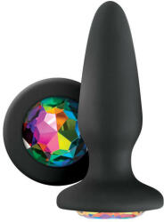 NS Novelties Dop Anal Cu Bijuterie Glams, Rainbow, 10 Cm