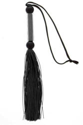 Gp silicone flogger whip black - intimcenter