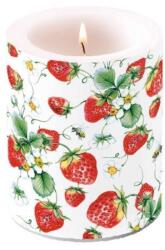 Ambiente Strawberries All Over white 12x10 cm