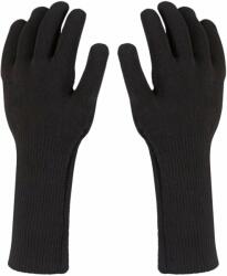 Sealskinz Waterproof All Weather Ultra Grip Knitted Gauntlet Black S Kesztyű kerékpározáshoz