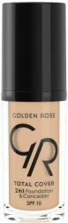 Golden Rose Fond de ten corector - Golden Rose Total Cover 2in1 Foundation & Concealer 11