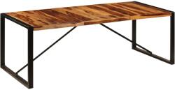 vidaXL Masă de bucătărie, 220x100x75 cm, lemn masiv de sheesham (247410) - vidaxl