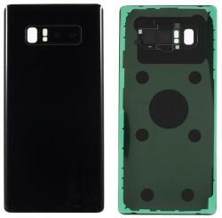  tel-szalk-19295878 Samsung Galaxy Note 8 N950U fekete akkufedél, hátlap, hátlapi kamera lencse (tel-szalk-19295878)