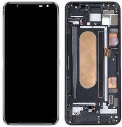 NBA001LCD1010961 Asus ROG Phone 3 ZS661KS fekete OLED LCD kijelző érintővel kerettel előlap (NBA001LCD1010961)