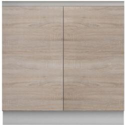 TEMPO KONDELA Kétajtós alsószekrény, tölgy sonoma, LINE