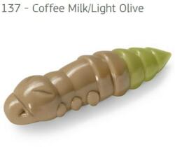 FishUp Pupa Coffee Milk/Light Olive 1, 2 (32mm) 10db plasztik csali (4820246290814)