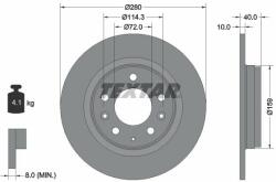 TEXTAR Disc frana TEXTAR PRO 92125603 (92125603)