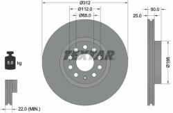 TEXTAR Disc frana TEXTAR PRO+ 92120505 (92120505)