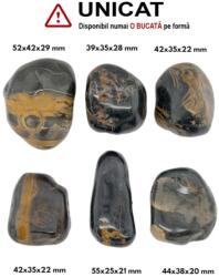 Palm Stone Onix Negru Naturala - 39-55 x 25-42 x 20-29 mm - (XXL) - Unicat