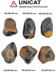 Palm Stone Onix Negru Naturala - 42-53 x 29-40 x 22-35 mm - (XXL) - Unicat