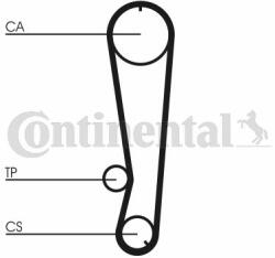 Continental Ctam Set curea de distributie CONTINENTAL CTAM CT788K1 (CT788K1) - automobilus