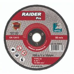 Raider Disc pentru metal, 100x1x16mm, Raider 169904 Disc de taiere