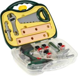 Klein Masina de gaurit Bosch cu baterii + trusa cu 11pcs - jucarie - 8584 - 4009847085849 Set bricolaj copii